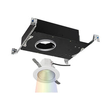 Load image into Gallery viewer, Aether 3.5 Inch Round Downlight LED Recessed Trim in Haze White (Color Changing).
