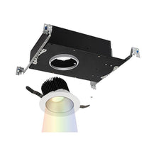 Load image into Gallery viewer, Aether 3.5 Inch Wall Wash Round LED Recessed Trim in Haze White (Color Changing).
