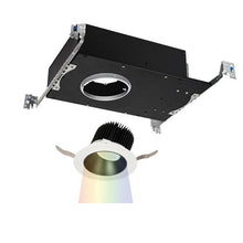 Load image into Gallery viewer, Aether 3.5 Inch Wall Wash Round LED Recessed Trim in Black/White (Color Changing).

