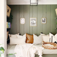 Load image into Gallery viewer, Aira Flush Mount Ceiling Light in bedroom.
