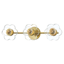 Load image into Gallery viewer, Alexa Bath Vanity Light in Aged Brass/3-Light.
