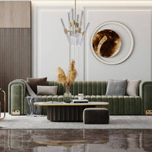 Load image into Gallery viewer, Apollo LED Convergent Chandelier in living room.
