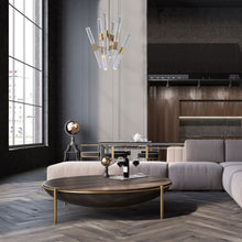 Load image into Gallery viewer, Apollo LED Convergent Chandelier in living room.
