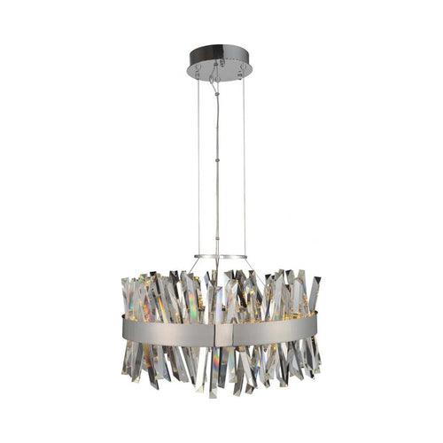 Glacier LED Round Pendant Light.
