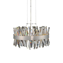 Load image into Gallery viewer, Glacier LED Round Pendant Light in Detail.

