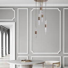 Load image into Gallery viewer, Lucca Multi Light Pendant Light in living room.
