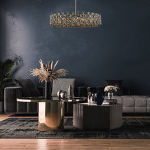 Load image into Gallery viewer, Piazze Pendant Light in living room.
