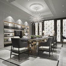 Load image into Gallery viewer, Sprazzo Pendant Light in dining room.
