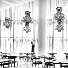 Load image into Gallery viewer, Allegro Ritmico Suspension Light in dining room.
