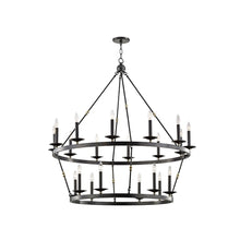Load image into Gallery viewer, Allendale Chandelier in 20-Light/Aged Old Bronze.
