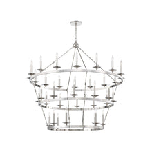 Load image into Gallery viewer, Allendale Chandelier in 36-Light/Polished Nickel.
