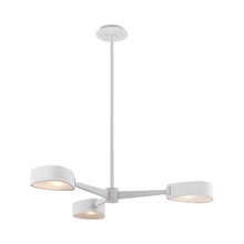 Load image into Gallery viewer, Allisio Chandelier in Textured White (3-Light).
