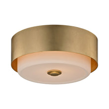 Load image into Gallery viewer, Allure Flush Mount Ceiling Light in Gold Leaf (Round).
