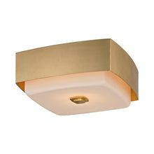 Load image into Gallery viewer, Allure Flush Mount Ceiling Light in Gold Leaf (Square).
