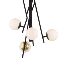 Load image into Gallery viewer, Alluria 8-Light Foyer Pendant Light Detail.
