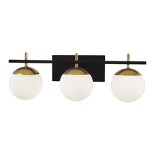 Load image into Gallery viewer, Alluria Bath Vanity Light in Weathered Black.
