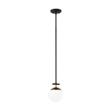 Load image into Gallery viewer, Alluria Mini Pendant Light in Weathered Black.
