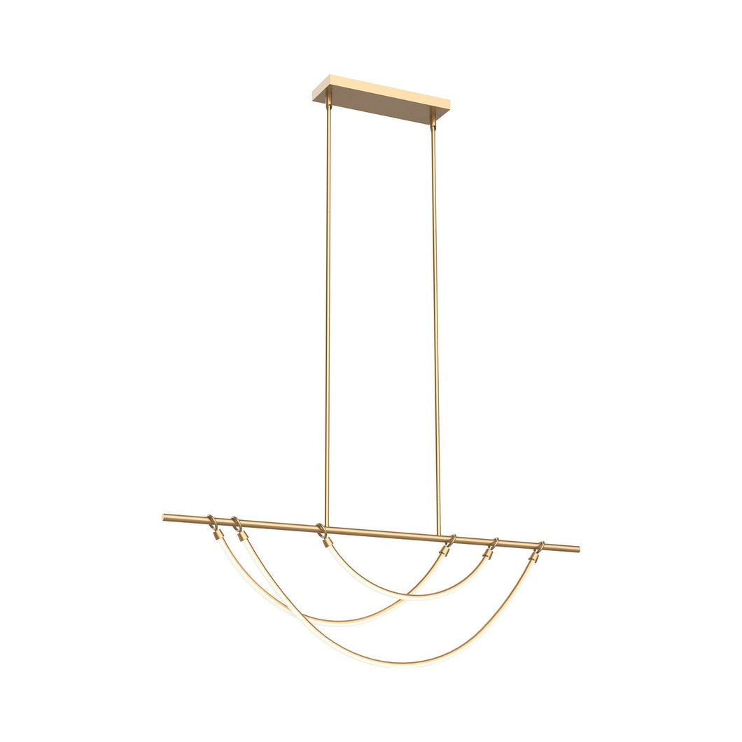Aryas LED Linear Pendant Light in 48-Inch.