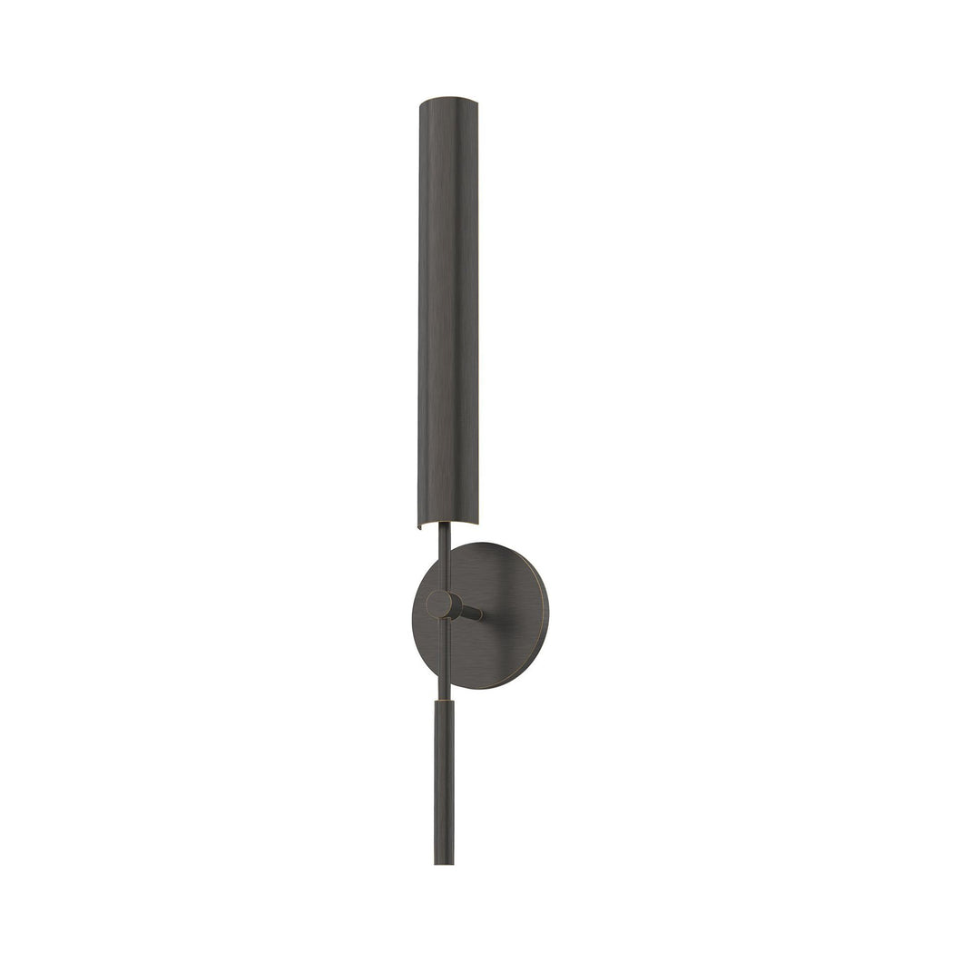 Astrid LED Bath Wall Light in Urban Bronze.