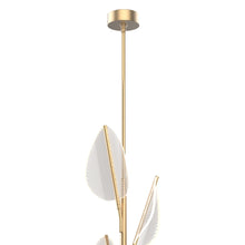 Load image into Gallery viewer, Flora LED Vertical Pendant Light in Detail.
