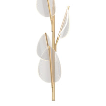 Load image into Gallery viewer, Flora LED Vertical Pendant Light in Detail.

