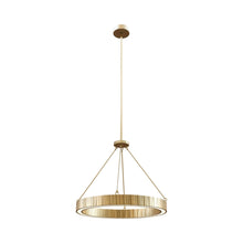Load image into Gallery viewer, Kensington LED Pendant Light in Vintage Brass.
