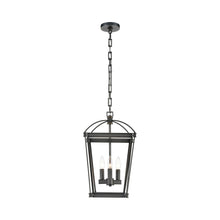 Load image into Gallery viewer, Manor Foyer Pendant Light in Small/Urban Bronze.
