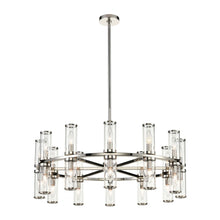 Load image into Gallery viewer, Revolve Chandelier in 24-Light/12.63-Inch/Polished Nickel.
