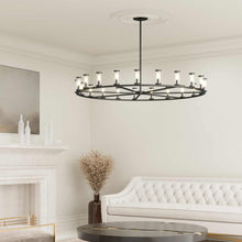 Load image into Gallery viewer, Revolve Chandelier in Living Room.
