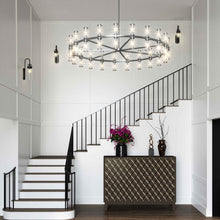 Load image into Gallery viewer, Revolve Chandelier in Living Room.
