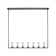 Load image into Gallery viewer, Revolve Linear Pendant Light in 7-Light/Urban Bronze.
