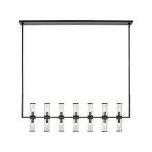 Load image into Gallery viewer, Revolve Linear Pendant Light in 14-Light/Urban Bronze.
