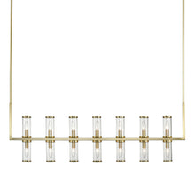 Load image into Gallery viewer, Revolve Linear Pendant Light in Detail.

