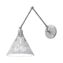 Load image into Gallery viewer, Archer Adjustable Wall Light in Steel.
