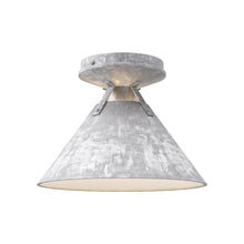 Load image into Gallery viewer, Archer Semi Flush Mount Ceiling Light in Steel (7-Inch).
