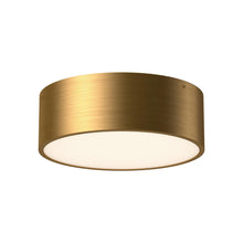 Load image into Gallery viewer, Brisbane Flush Mount Ceiling Light in Aged Gold (Small).
