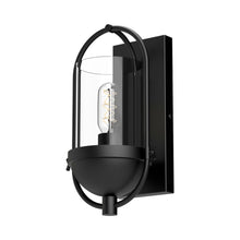 Load image into Gallery viewer, Cyrus Bath Wall Light in Matte Black.
