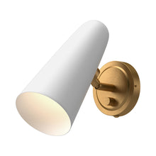 Load image into Gallery viewer, Daniel Wall Light in White.

