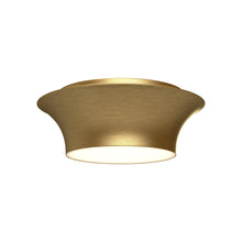 Load image into Gallery viewer, Emiko Flush Mount Ceiling Light in Brushed Gold (Small).
