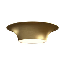 Load image into Gallery viewer, Emiko Flush Mount Ceiling Light in Brushed Gold (Large).
