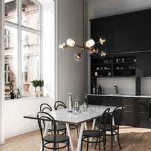 Load image into Gallery viewer, Francesca Chandelier in dining room.
