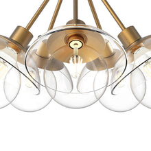 Load image into Gallery viewer, Francesca Semi Flush Mount Ceiling Light in Detail.
