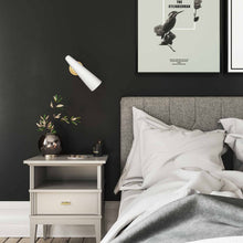 Load image into Gallery viewer, Gabriel Wall Light in bedroom.
