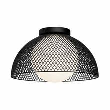 Load image into Gallery viewer, Haven Flush Mount Ceiling Light in Matte Black.
