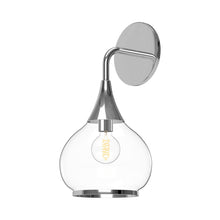 Load image into Gallery viewer, Hazel Bath Wall Light in Chrome/Clear Glass.
