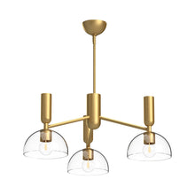 Load image into Gallery viewer, Jude Chandelier in Brushed Gold.

