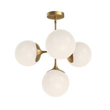 Load image into Gallery viewer, Nouveau Chandelier in Detail.
