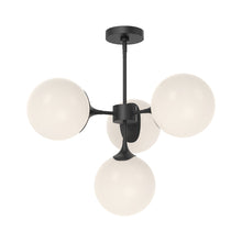 Load image into Gallery viewer, Nouveau Chandelier in Detail.
