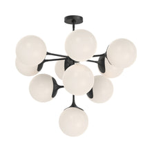 Load image into Gallery viewer, Nouveau Chandelier in Detail.
