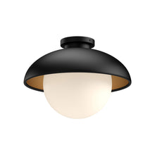 Load image into Gallery viewer, Rubio Flush Mount Ceiling Light in Matte Black (Small).
